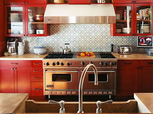 kitchen-red